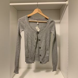 Aeropostale cardigan in grey - size S